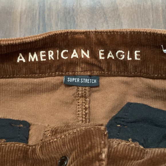 American Eagle brown corduroy skinny leg pants - Picture 4 of 7